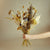 Blumenstrauss Trockenblumen in Gelb Orange Boho mit Mohn Trommelschläger Achillea Pampasgras Lagurus Fuchsschwanz Trockenblumenstrauss Blumendeko