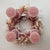 Adventskranz aus Trockenblumen mit rosa Basis und Rusus, Fuchsschwänzchen, Flachs und Schleierkraut, Adventskranz handgemacht aus Köln für die Adventszeit, Adventsdeko, Advent