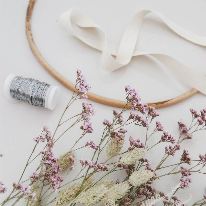 DIY Flower Hoop Set