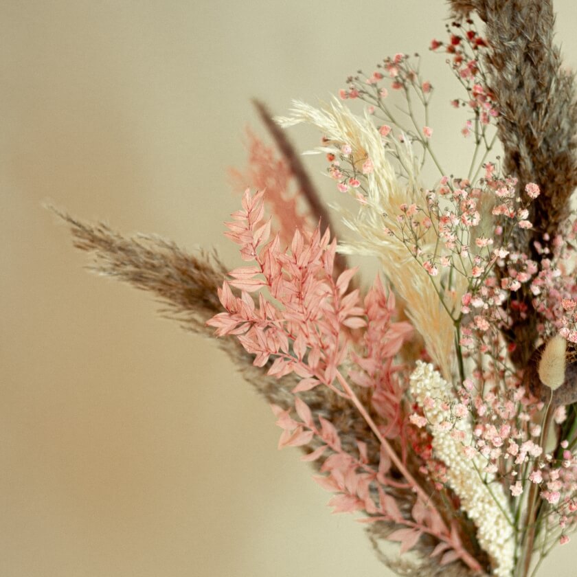 Trockenblumenstrauß &#39;Pink Cotton Candy&#39;